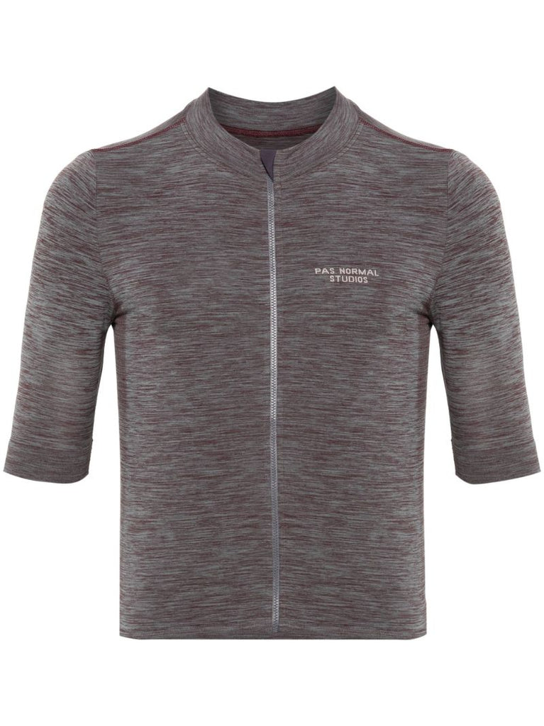 Red Escapism Logo-embroidered Performance Top
