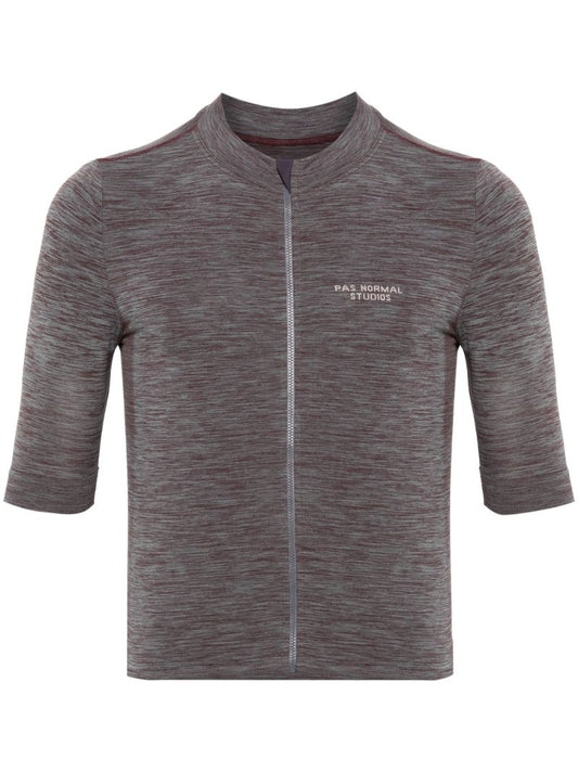 Red Escapism Logo-embroidered Performance Top