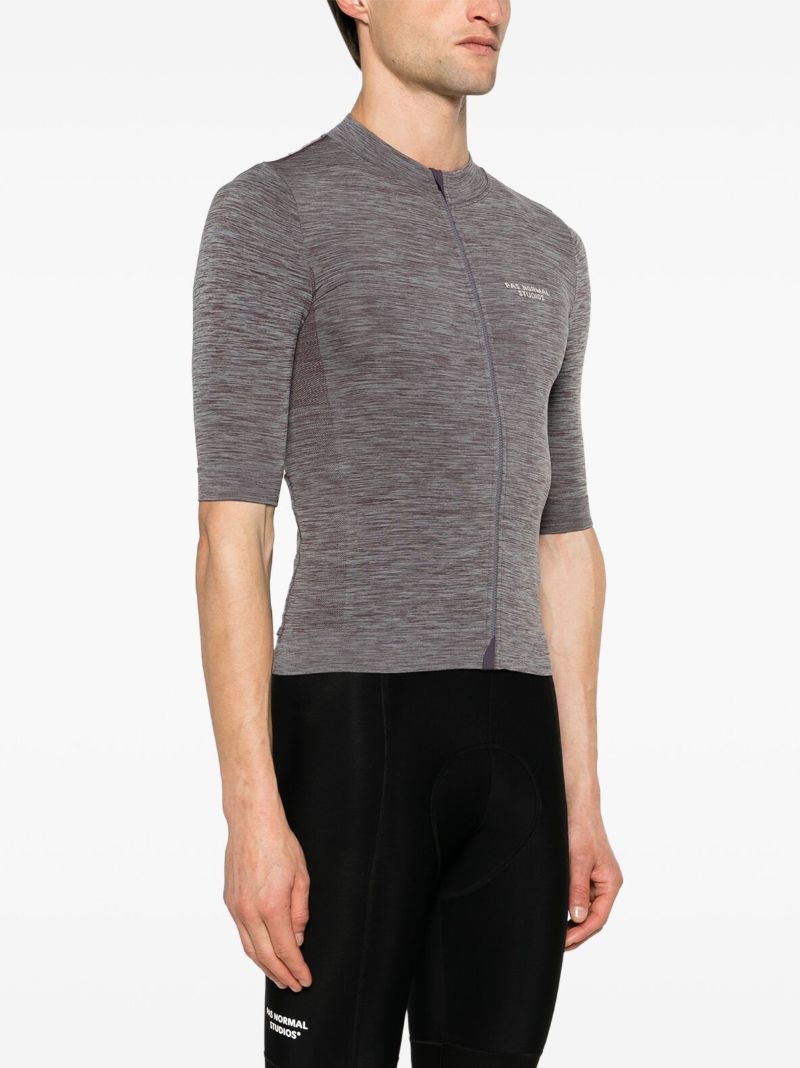 Red Escapism Logo-embroidered Performance Top