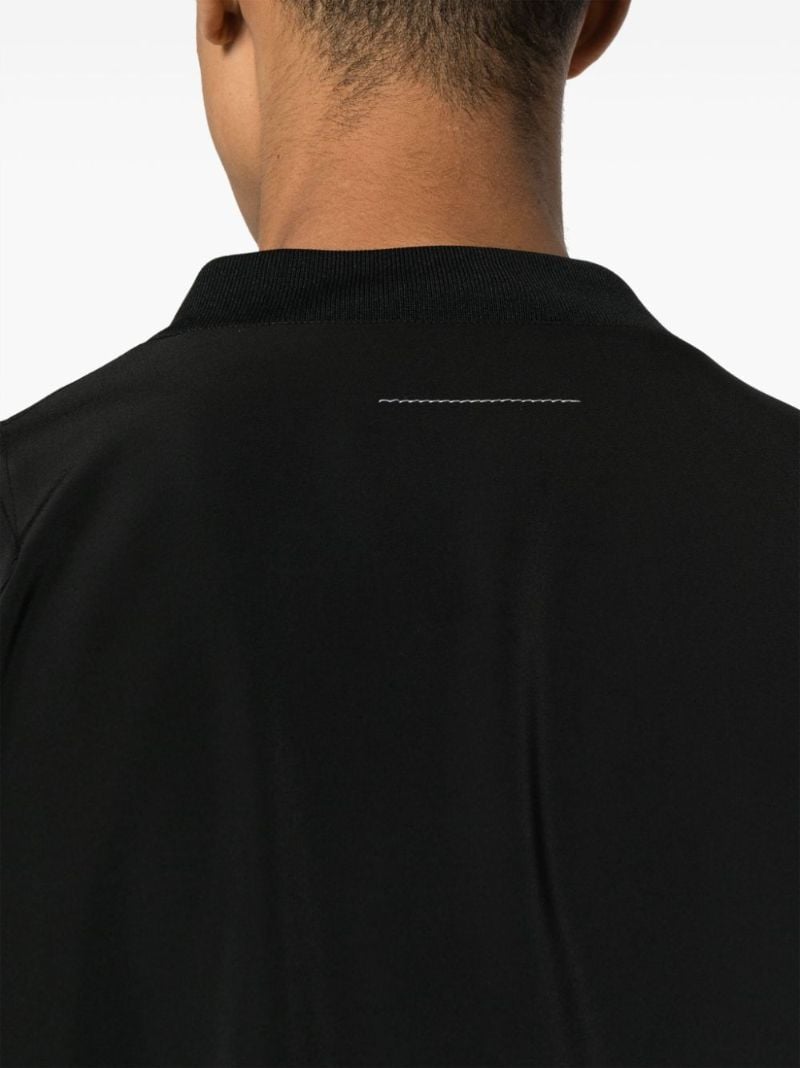 Black Twill Bomber Jacket