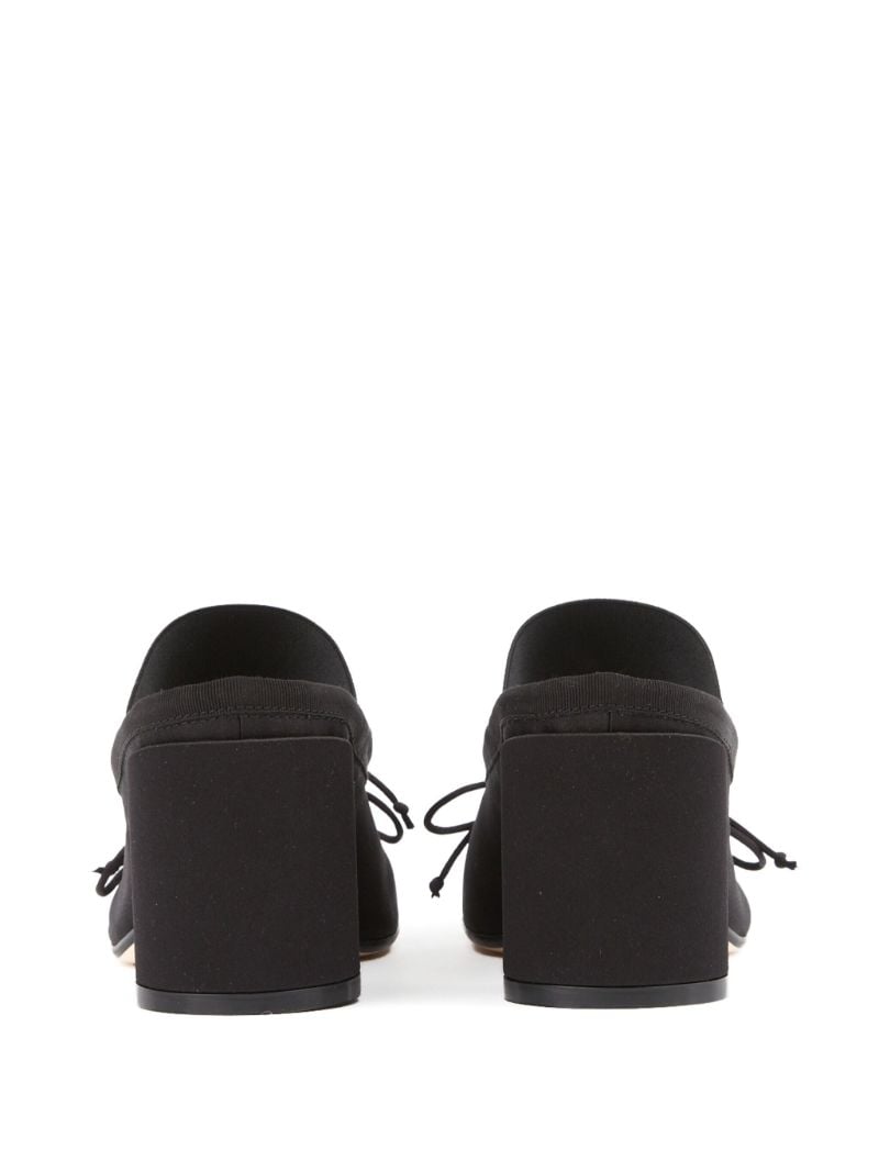 Black Ballet-style Suede Mules