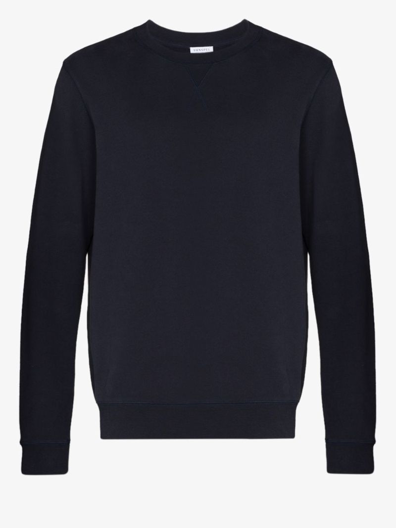 Crew Neck Cotton Sweater