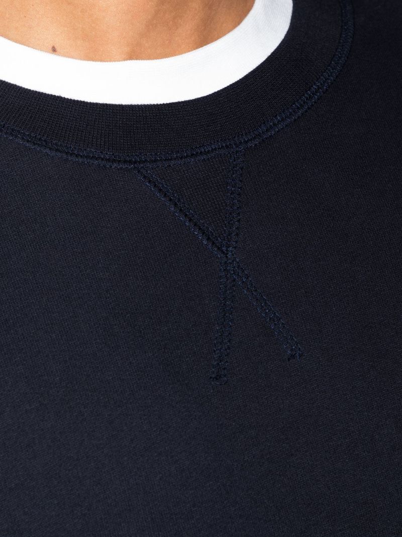 Crew Neck Cotton Sweater