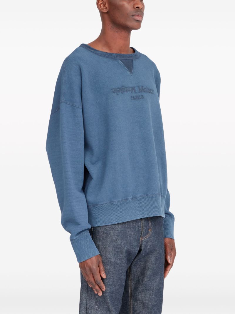 Blue Reverse Cotton Sweatshirt