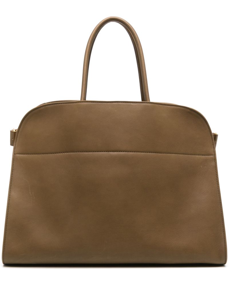 Green Margaux 17 Leather Tote Bag