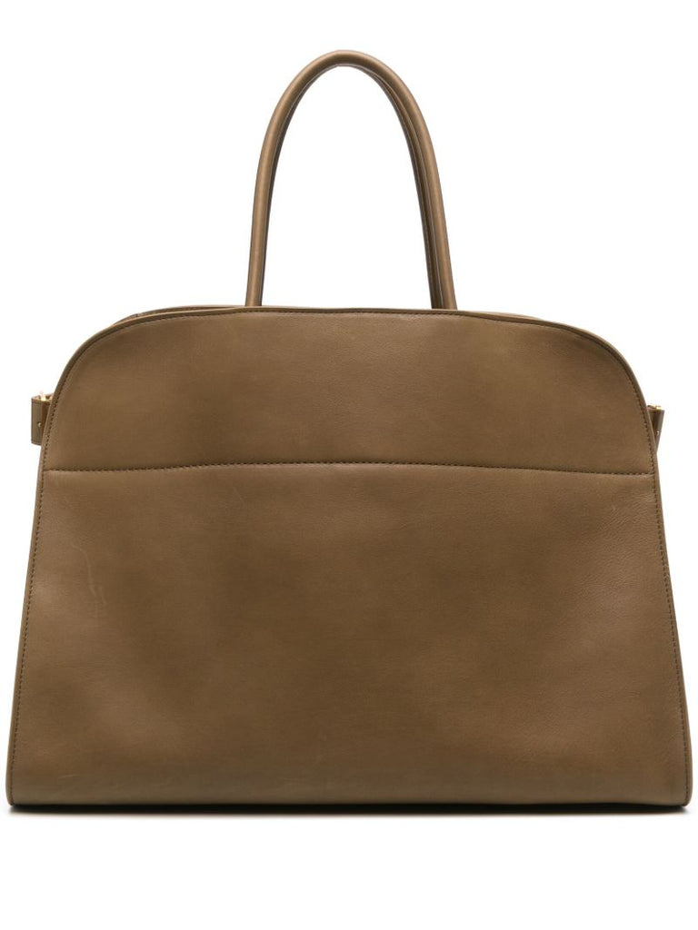 Green Margaux 17 Leather Tote Bag