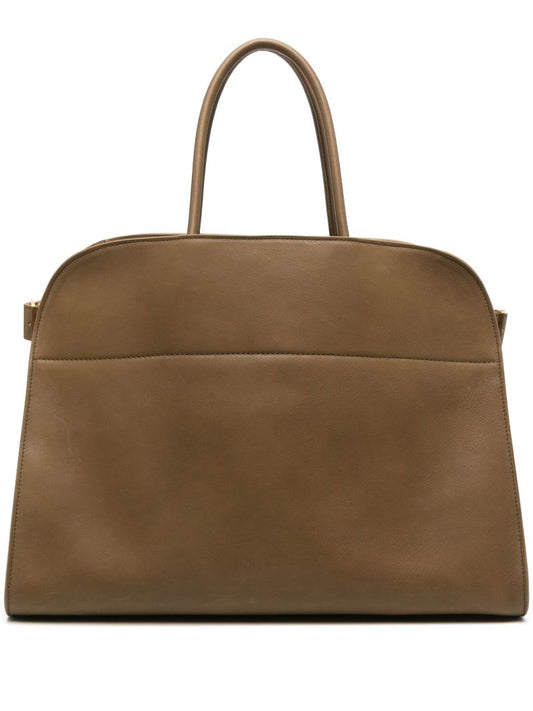 Green Margaux 17 Leather Tote Bag