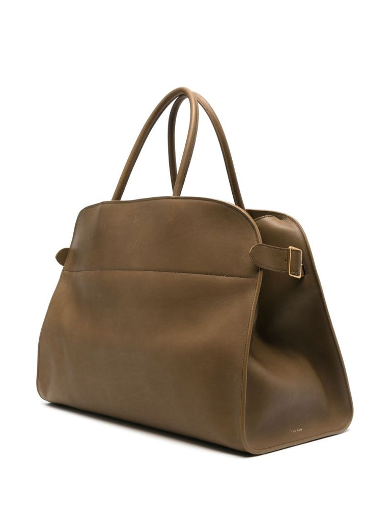 Green Margaux 17 Leather Tote Bag