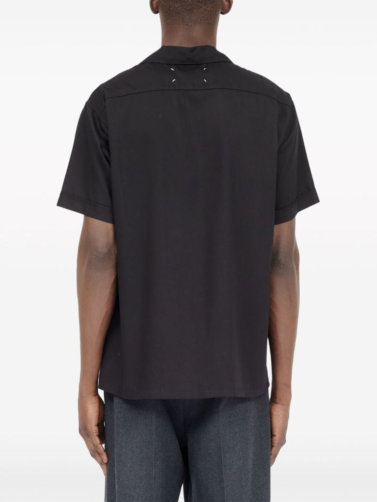 Black C-embroidery Shirt