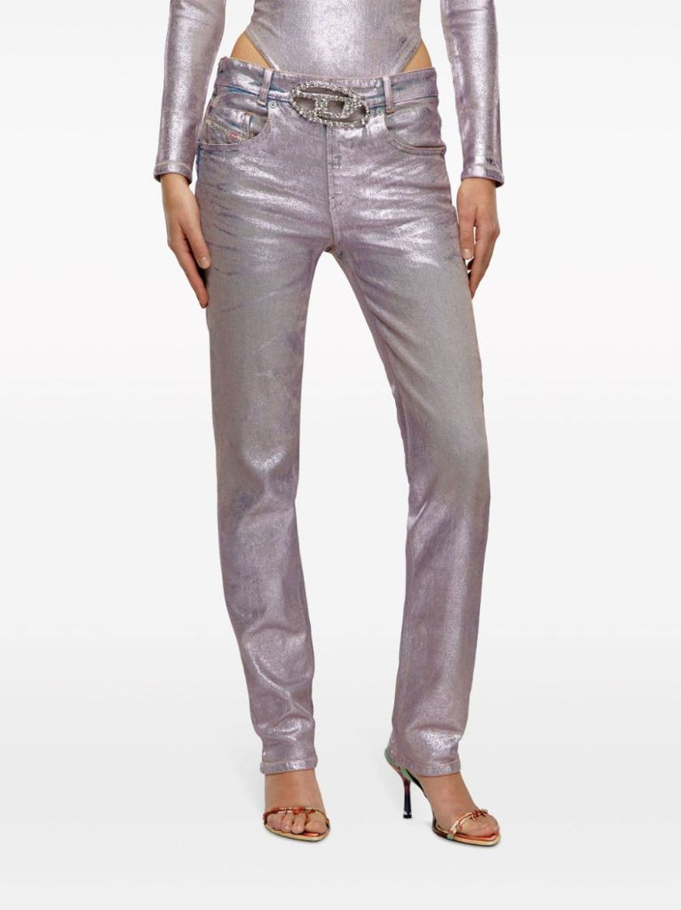 Silver 1989 D-mine Straight-leg Jeans