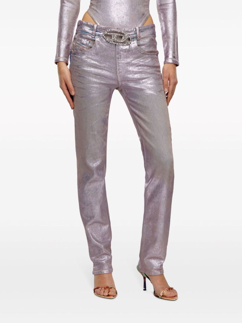 Silver 1989 D-mine Straight-leg Jeans