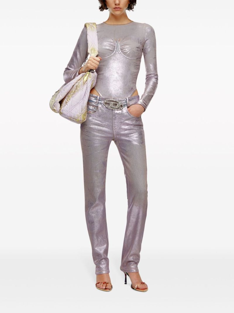 Silver 1989 D-mine Straight-leg Jeans