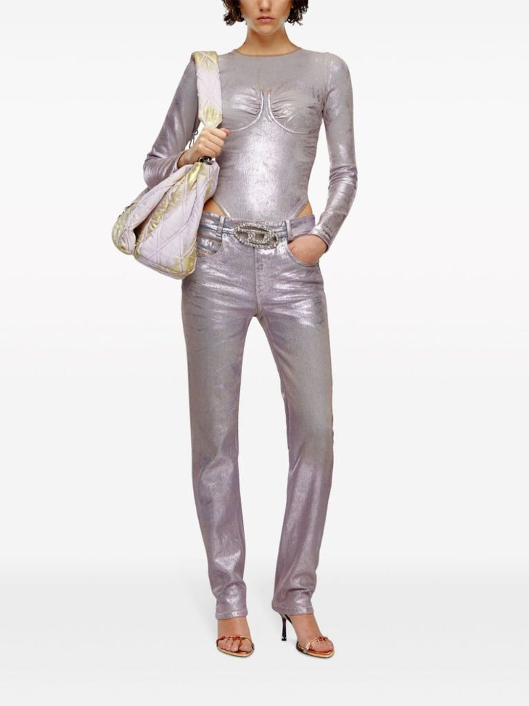 Silver 1989 D-mine Straight-leg Jeans