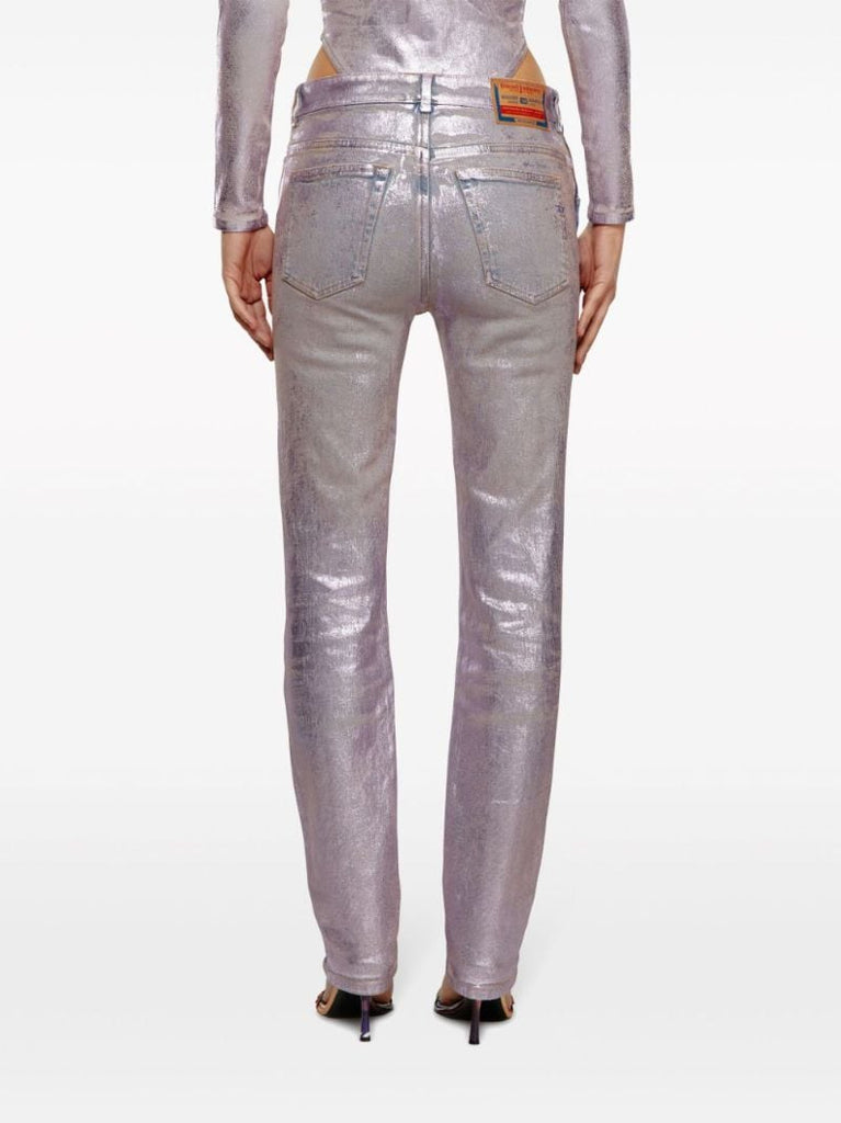 Silver 1989 D-mine Straight-leg Jeans