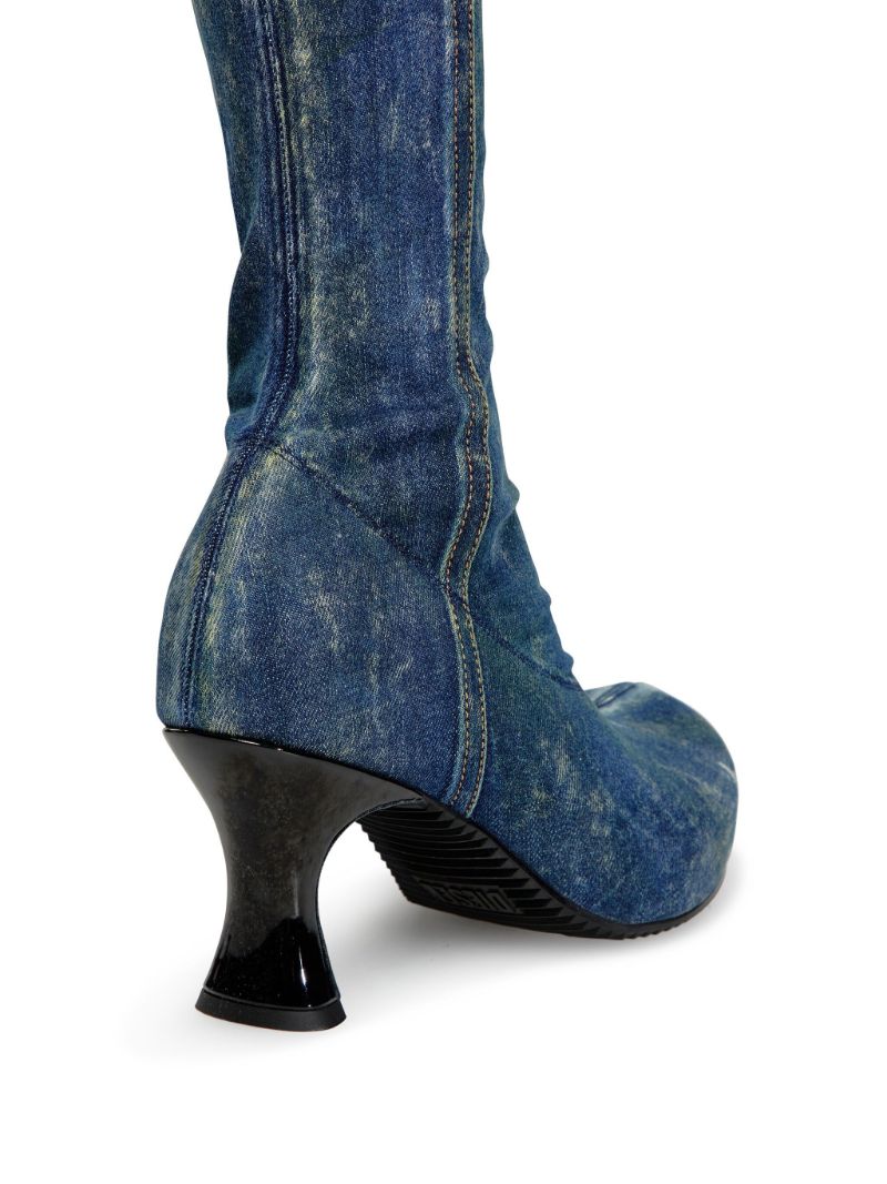 Blue D-woodstock 80 Denim Boots