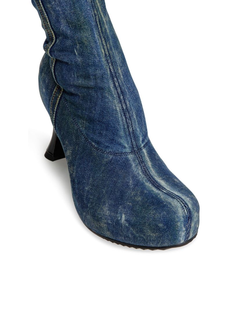 Blue D-woodstock 80 Denim Boots