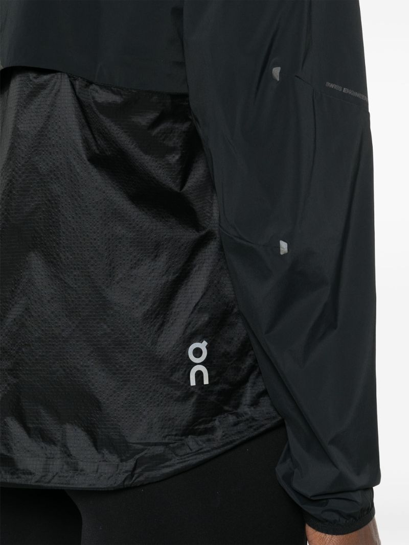 Black Weather Lightweight Running Jacket