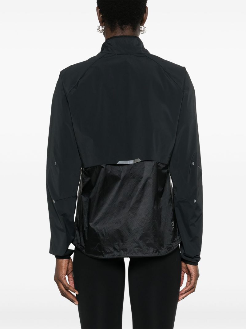 Black Weather Lightweight Running Jacket