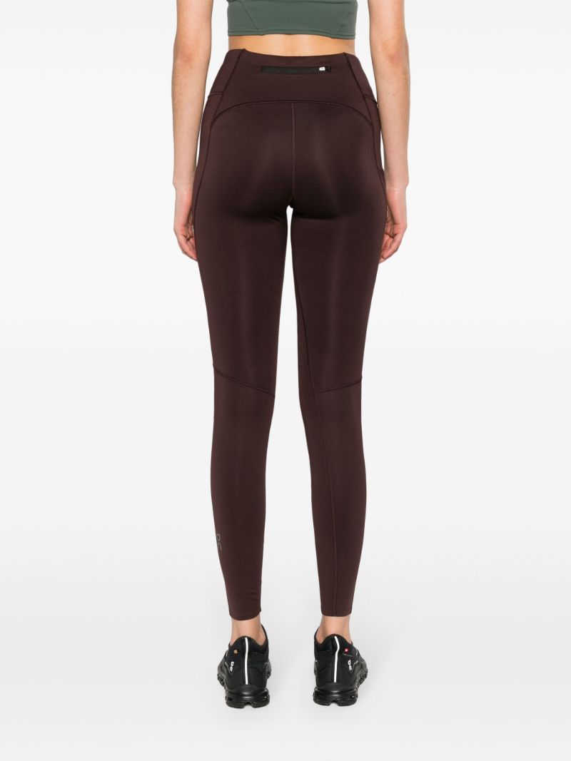 Brown Lumos Performance Leggings