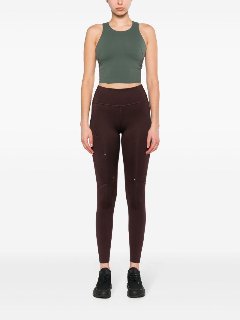 Brown Lumos Performance Leggings