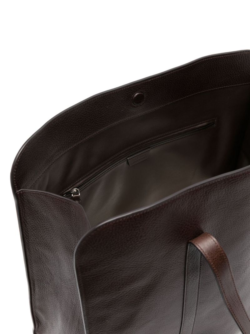 Brown Ben Leather Tote Bag