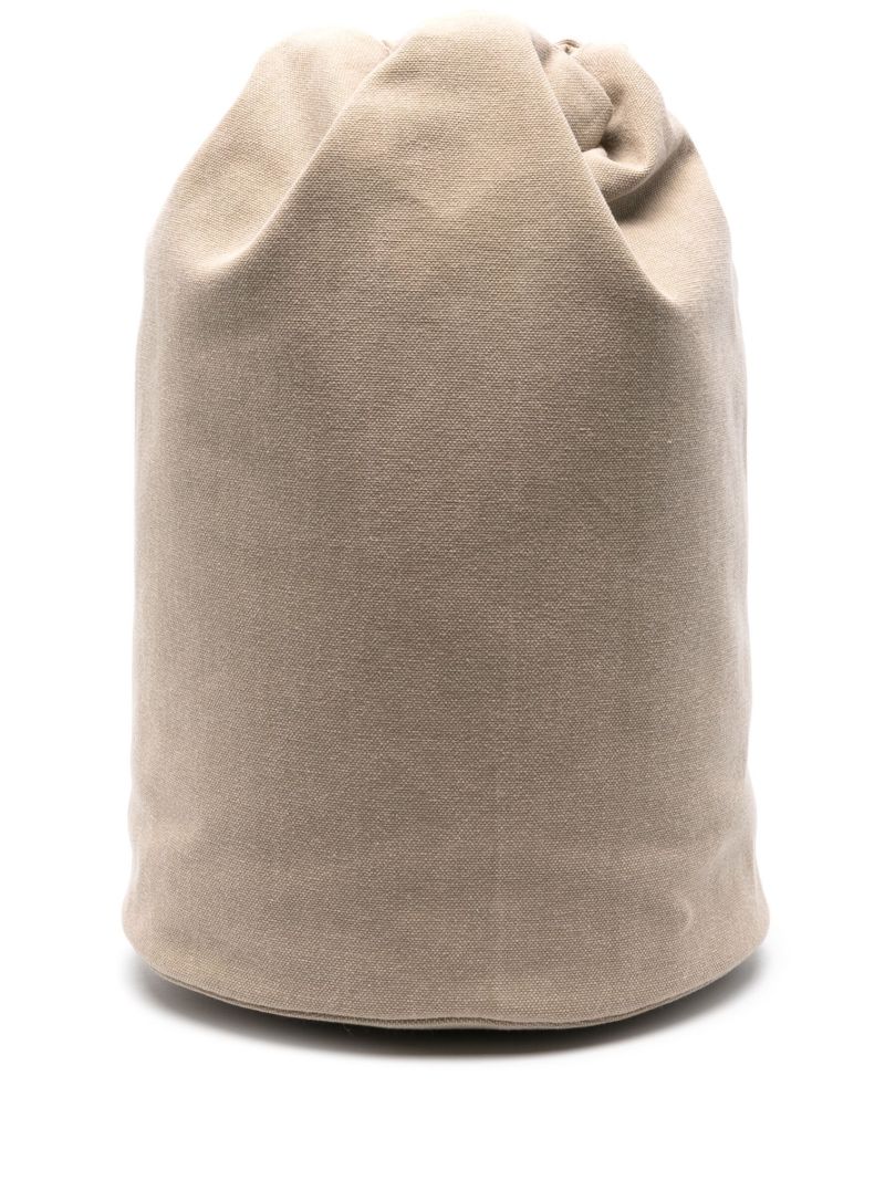 Neutral Sporty Canvas Backpack