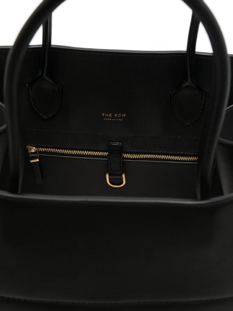 Black Margaux 17 Leather Tote Bag