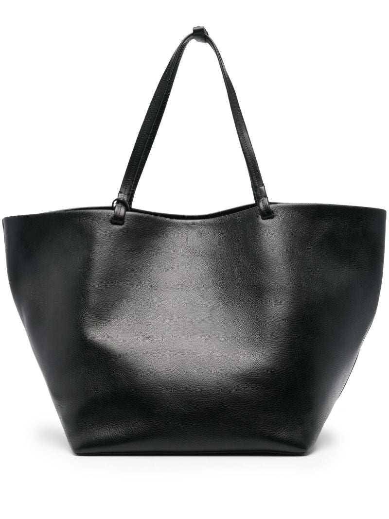 Black Xl Park Leather Tote Bag