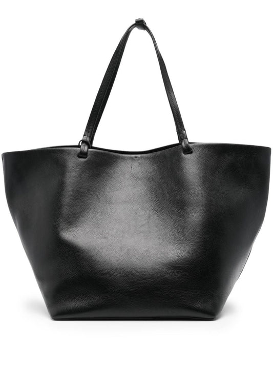 Black Xl Park Leather Tote Bag