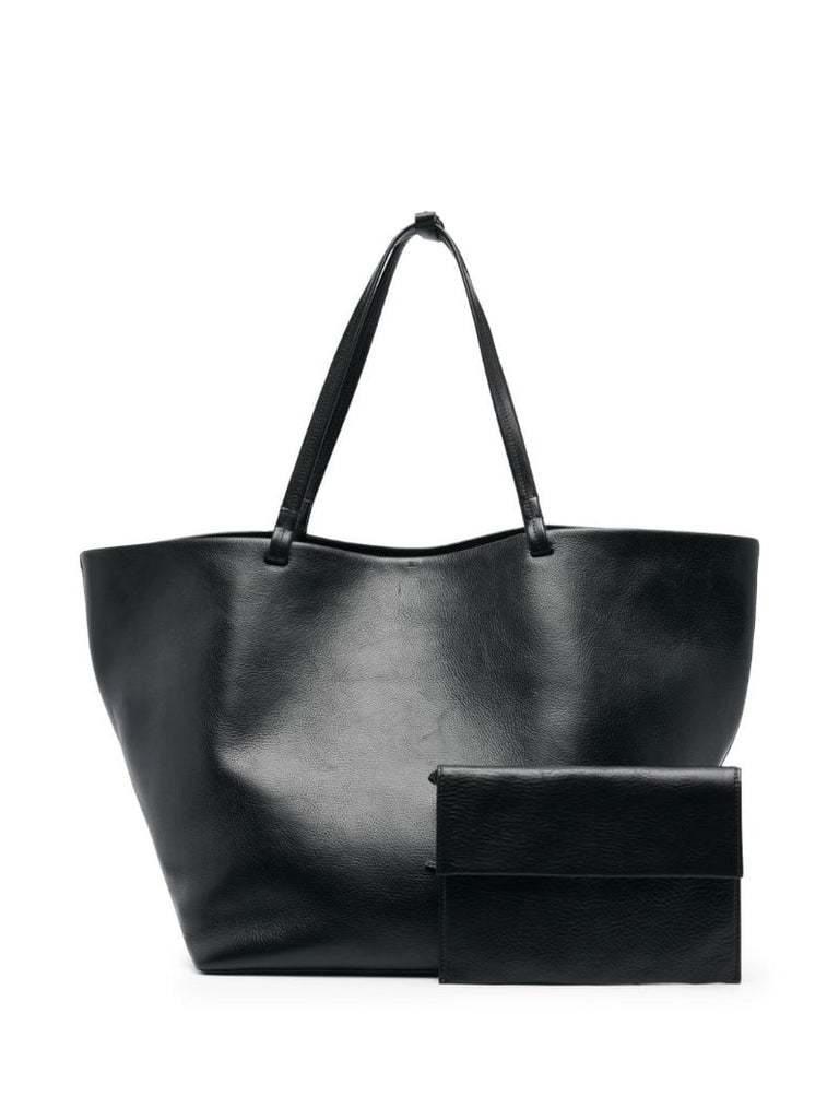 Black Xl Park Leather Tote Bag