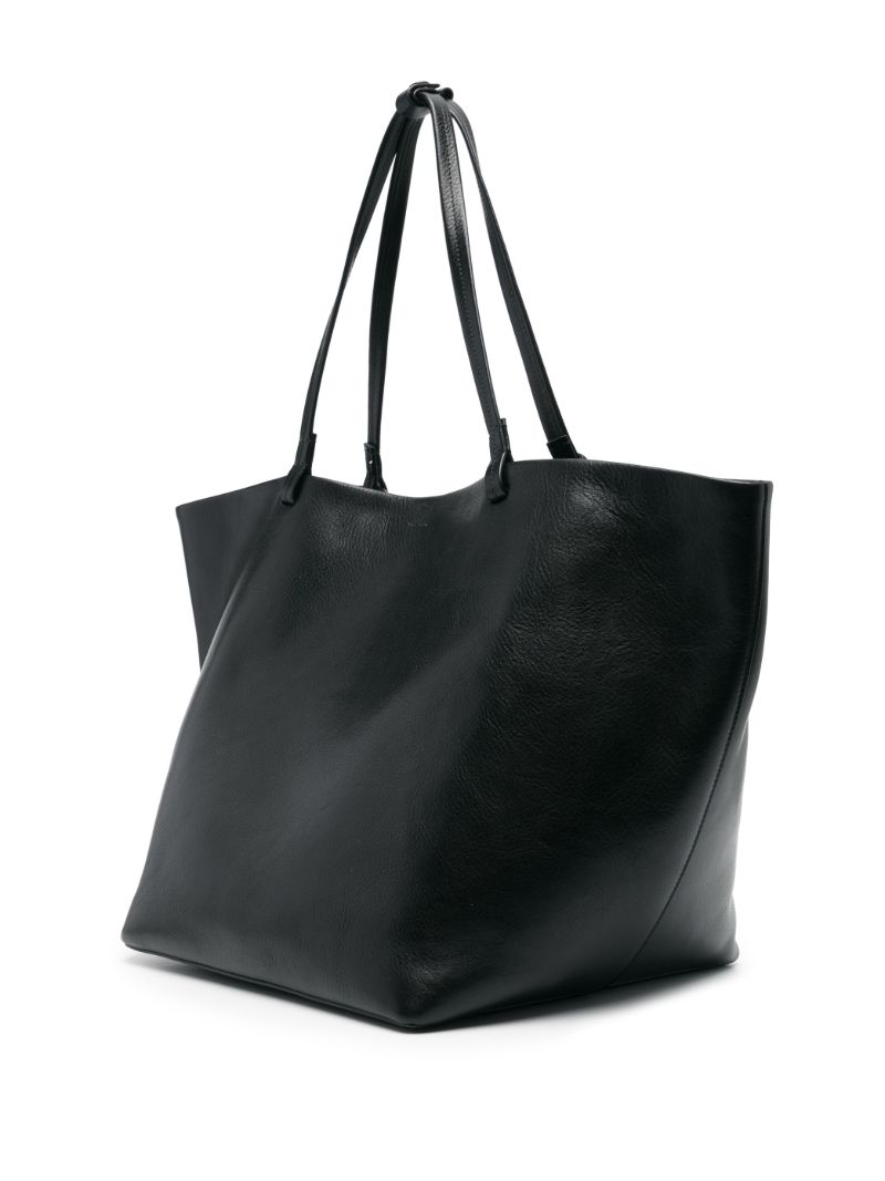 Black Xl Park Leather Tote Bag