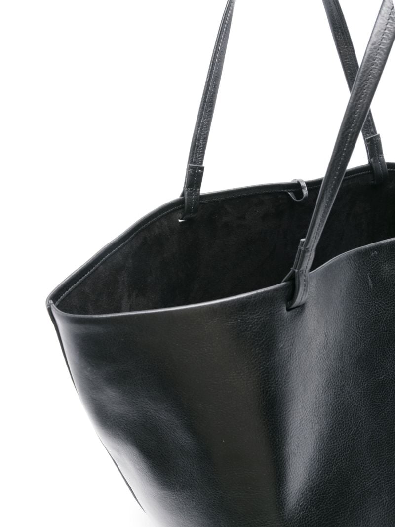 Black Xl Park Leather Tote Bag