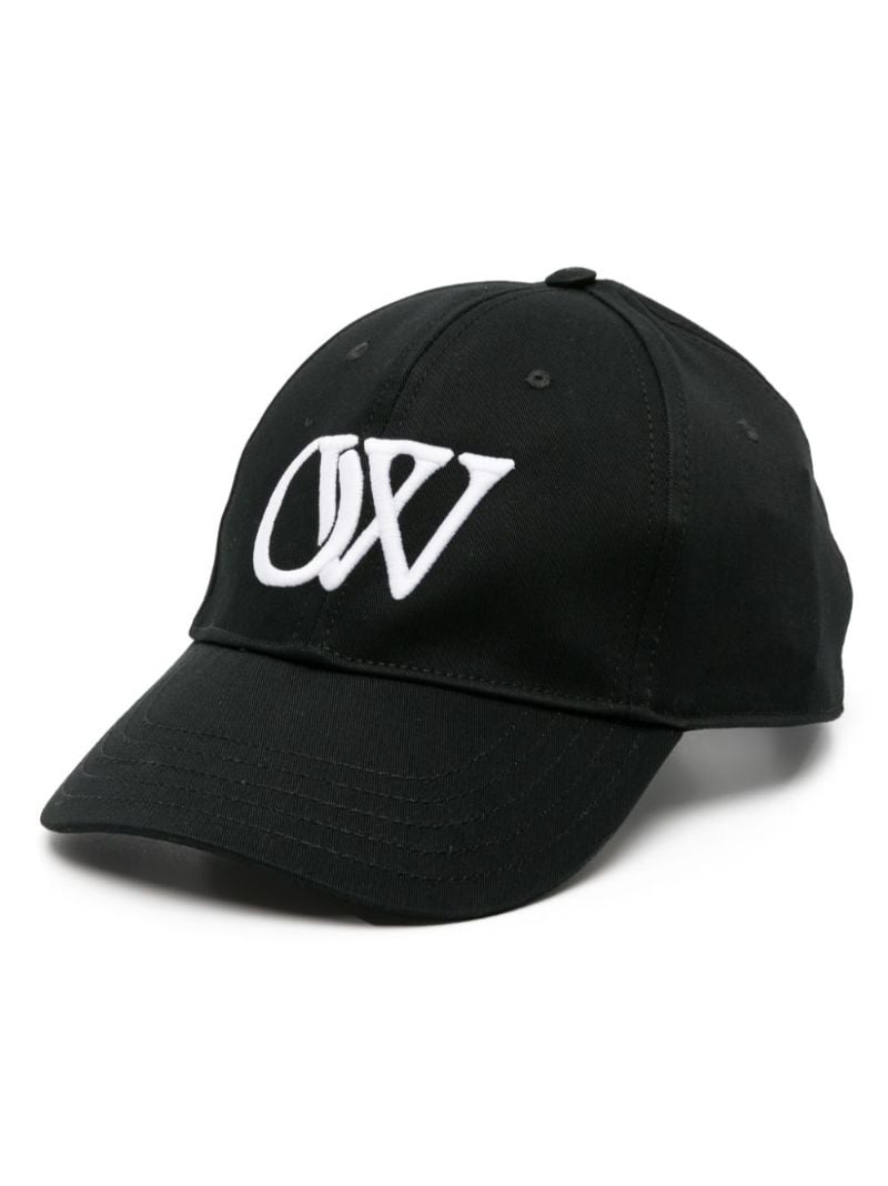 Black Logo-embroidered Baseball Cap