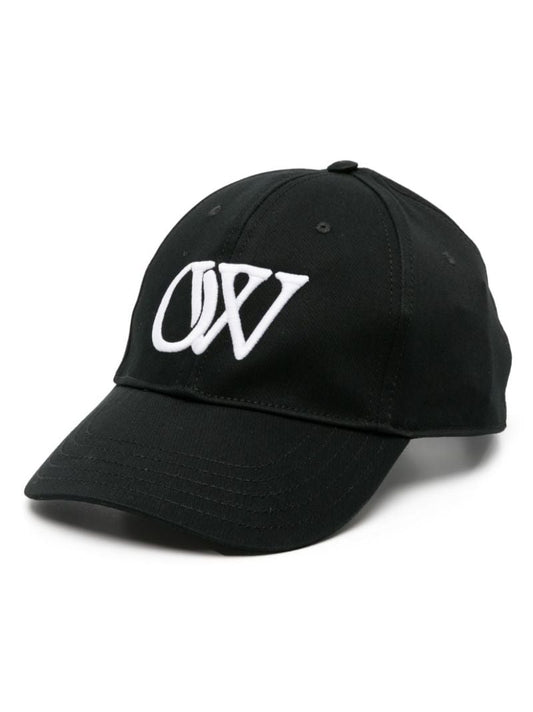 Black Logo-embroidered Baseball Cap