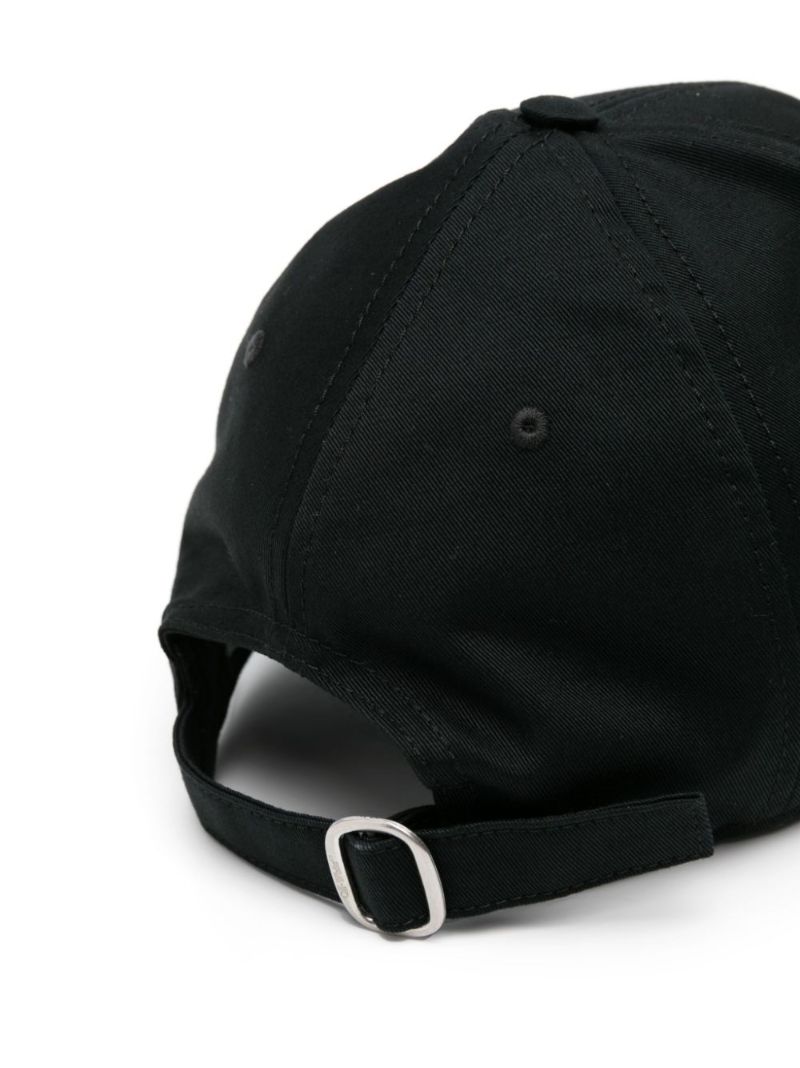 Black Logo-embroidered Baseball Cap