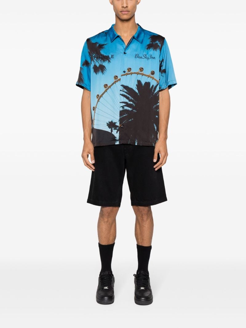 Black Logo-embroidered Shirt