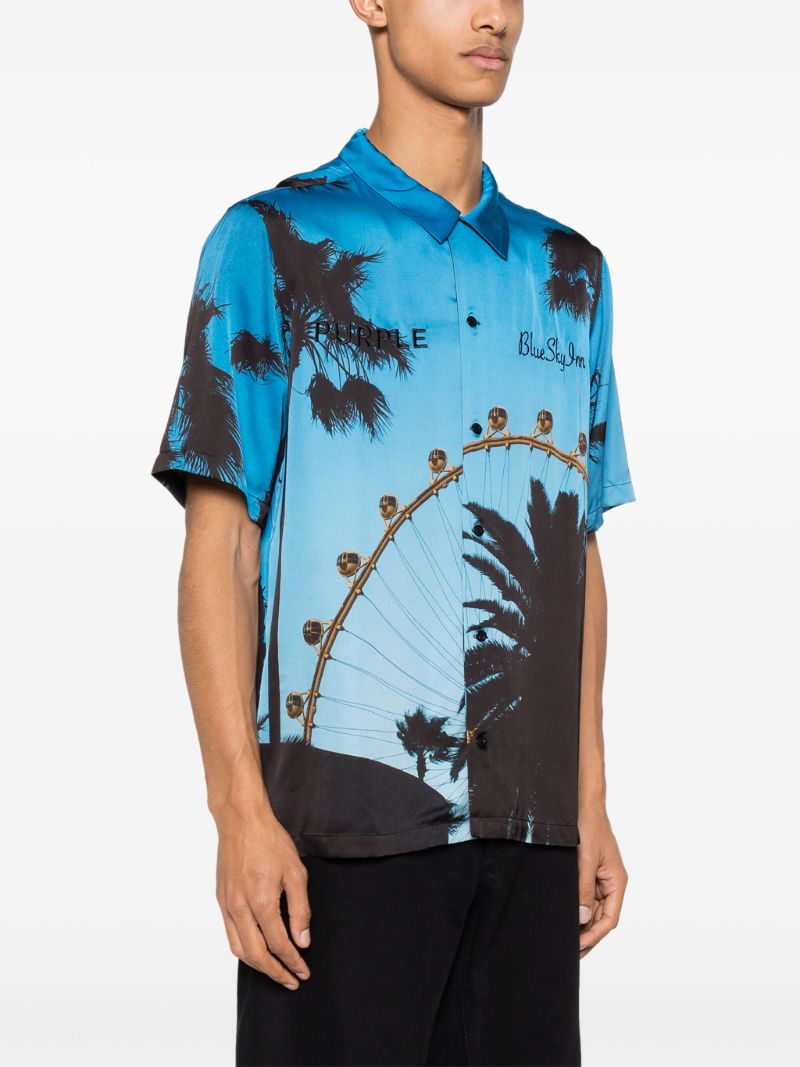 Black Logo-embroidered Shirt