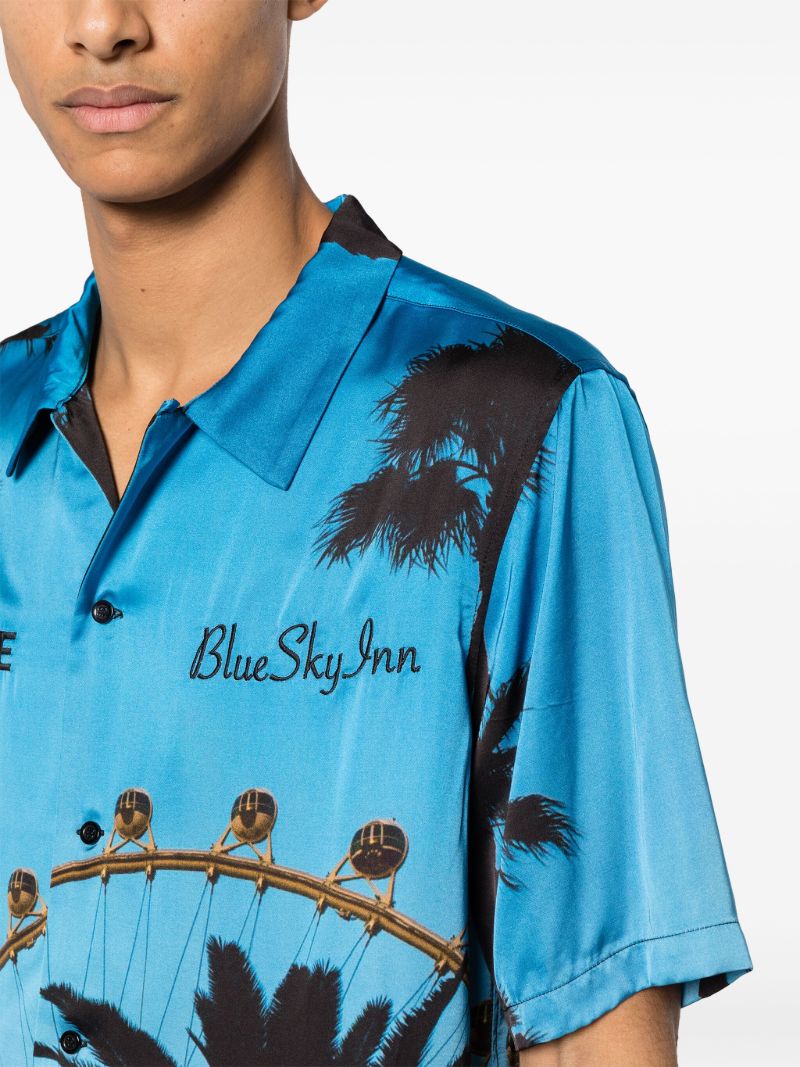 Black Logo-embroidered Shirt