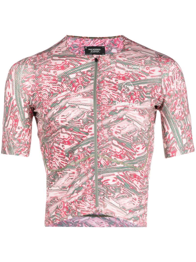 Pink T.k.o. Mechanism Pro Cycling Jersey