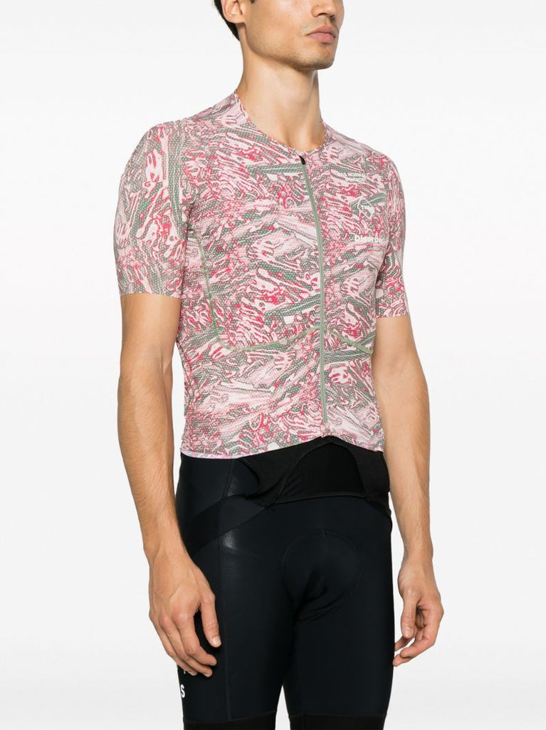 Pink T.k.o. Mechanism Pro Cycling Jersey