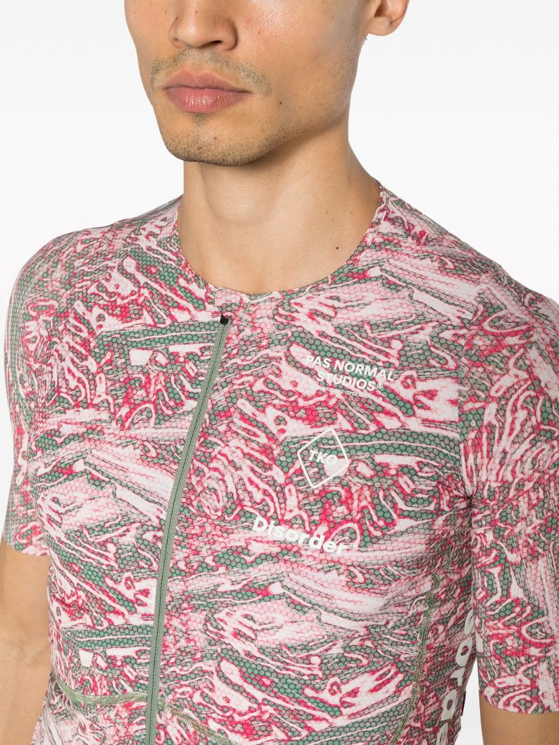 Pink T.k.o. Mechanism Pro Cycling Jersey
