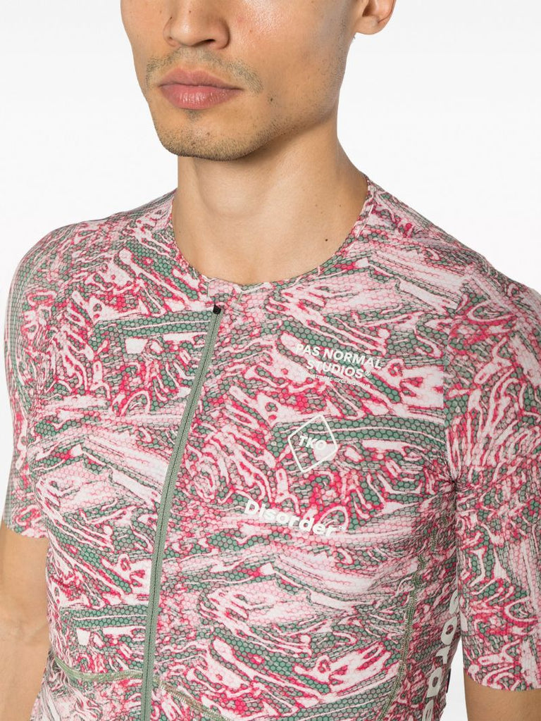 Pink T.k.o. Mechanism Pro Cycling Jersey