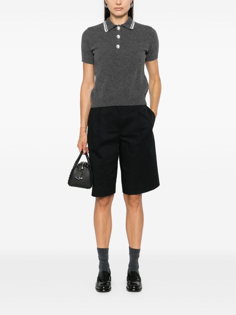 Knitted Polo Top