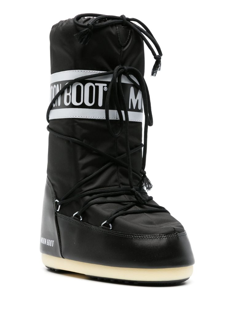 Black Icon Nylon Boots