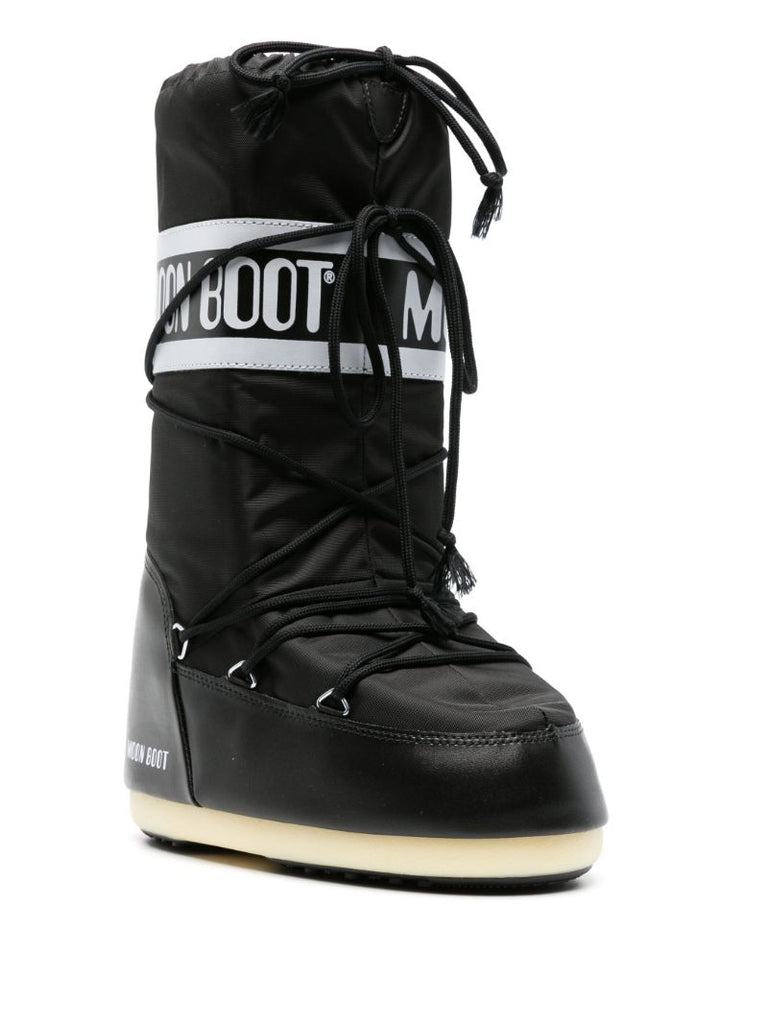 Black Icon Nylon Boots