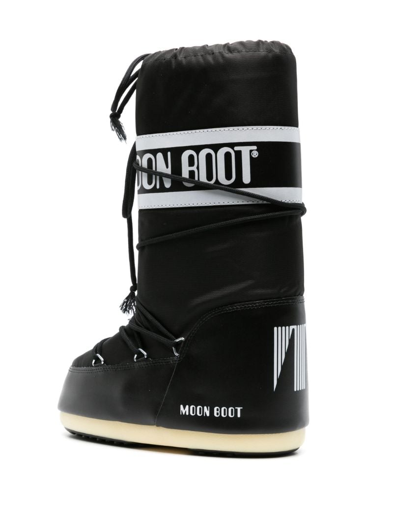 Black Icon Nylon Boots