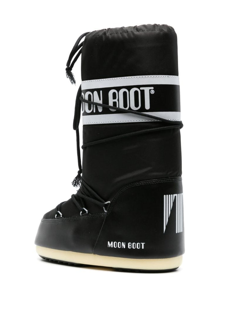 Black Icon Nylon Boots