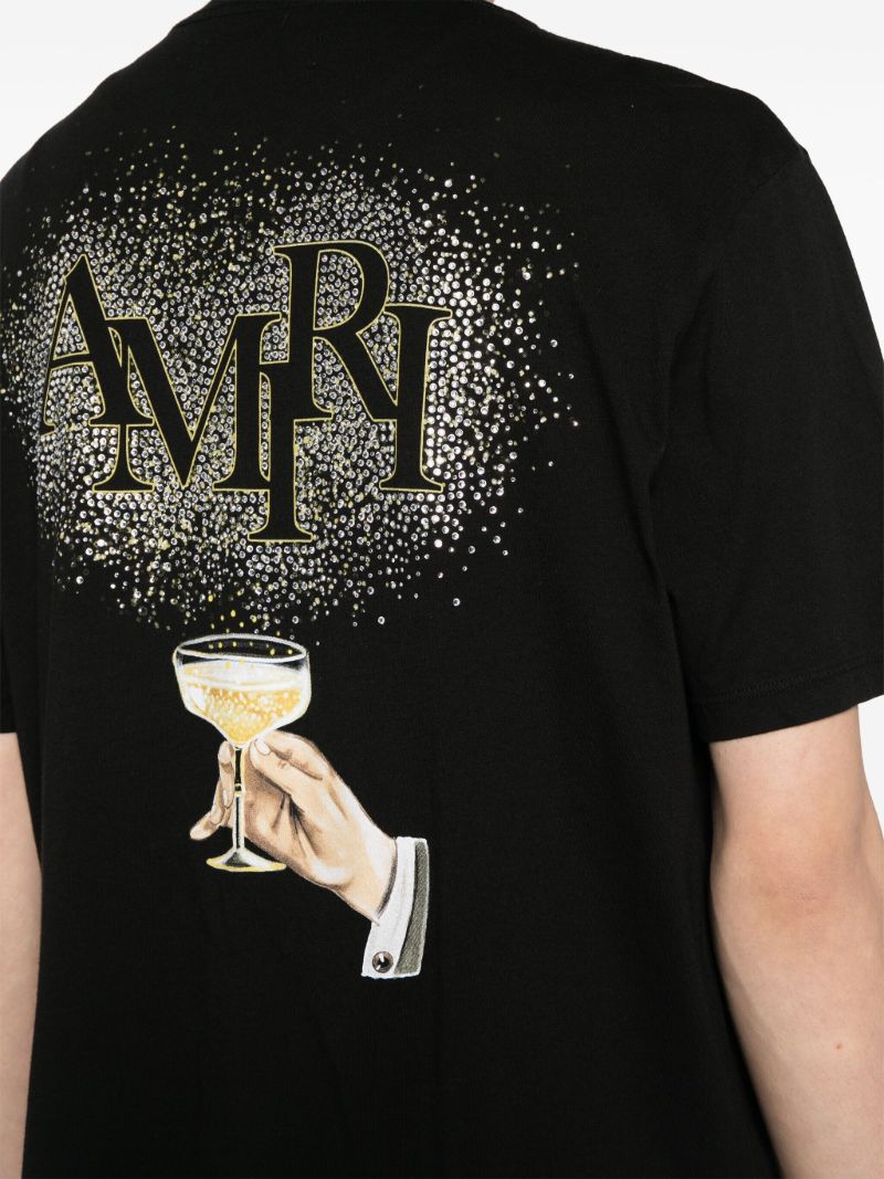 Black Logo-print Cotton T-shirt