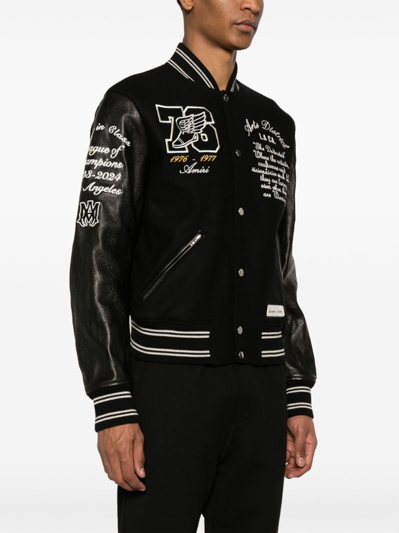 Black Eagle Varsity Bomber Jacket