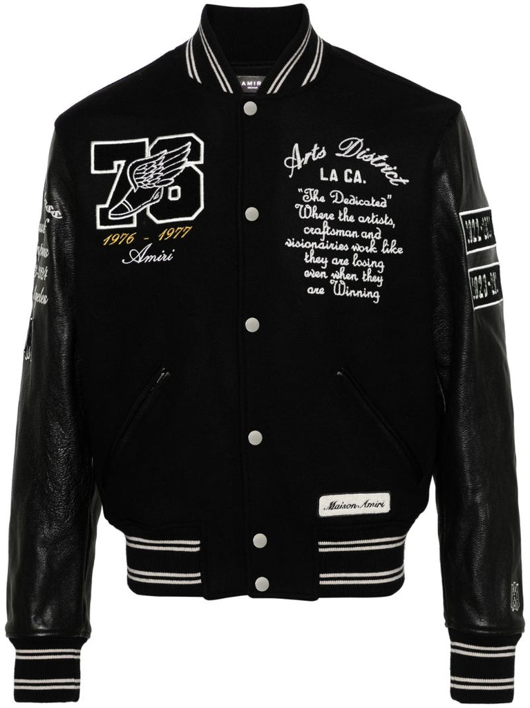 Black Eagle Varsity Bomber Jacket